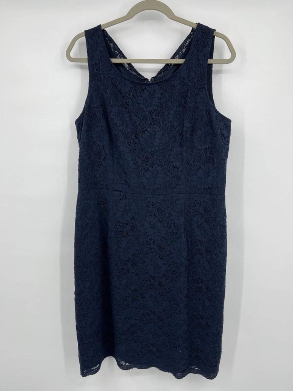 Womens Navy Blue Knee